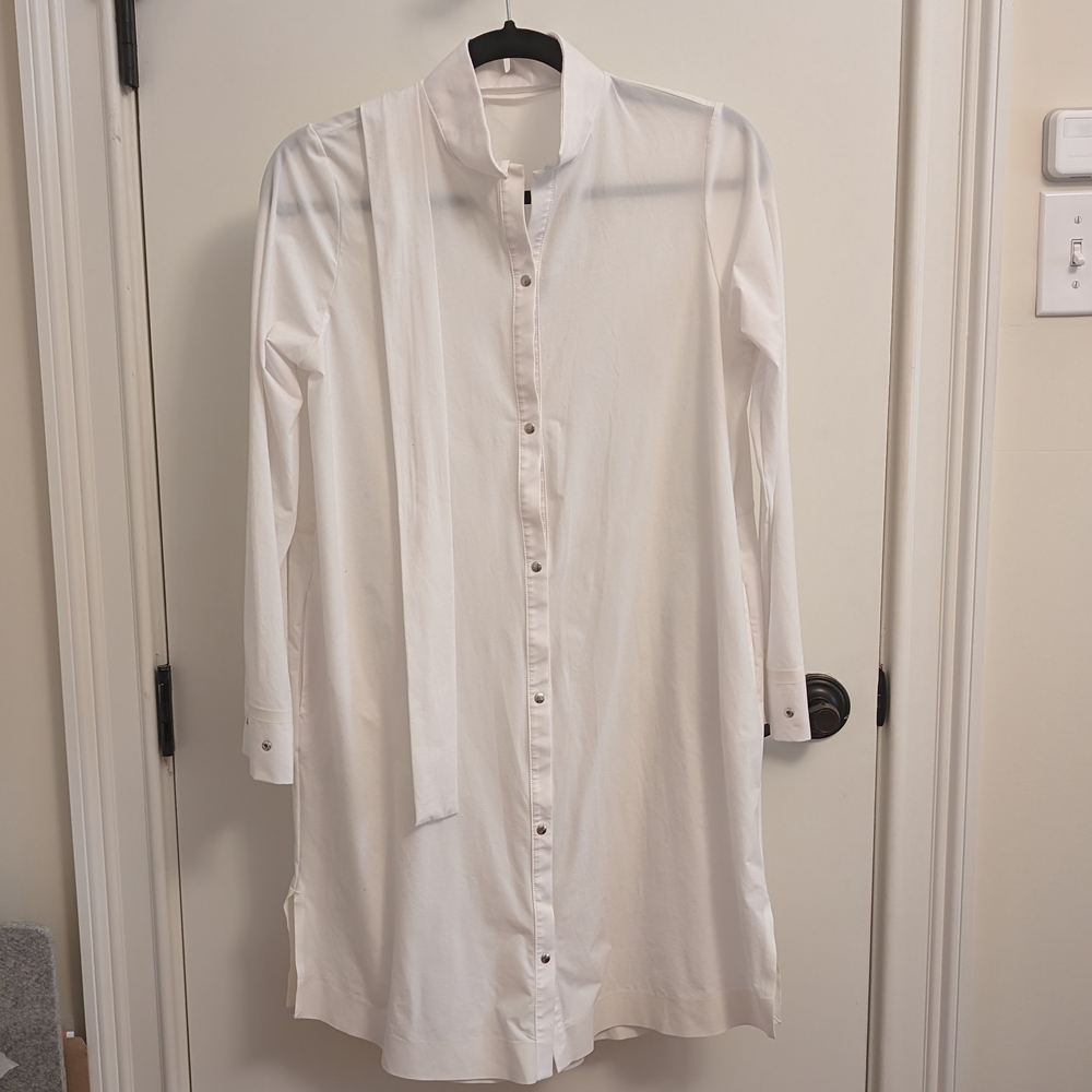 Elegant White Women's Dress